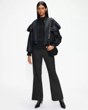 Ted Baker Exaggerated Frill Bomber Jacket