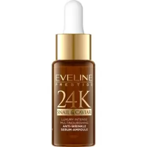 Eveline Cosmetics 24K Snail & Caviar anti-wrinkle serum with snail extract 18 ml
