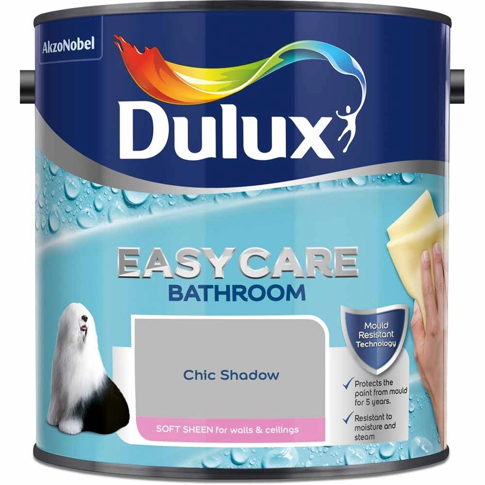 Dulux Easycare Bathroom Chic Shadow Soft Sheen Emulsion Paint 2.5L