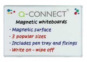 Q Connect Mag Drywipe Board 900x600mm