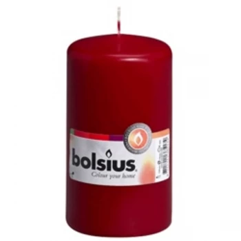 Bolsius Pillar Candle Single Wine Red