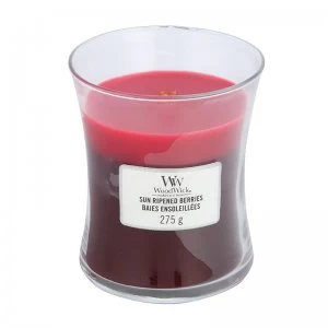 WoodWick Trilogy Sun Ripened Berries Medium Jar Candle 275g