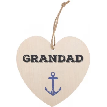 Grandad Hanging Heart Sign