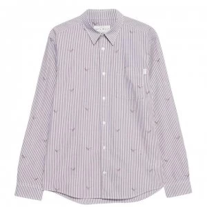 Jack Wills Brookswell Stripe Shirt - Damson