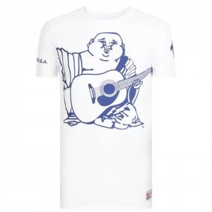 True Religion Buddha T Shirt - White 6005