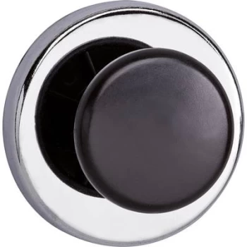 Maul Magnet (Ø x H) 67mm x 33mm Round, Knob Silver, Black 6155096