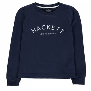 Hackett Hacket Logo Sweater - Navy