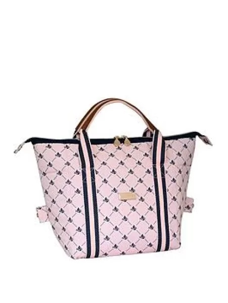 Beau & Elliot Monogram 'Candy Floss' Convertible 2 In 1 Lunch Bag