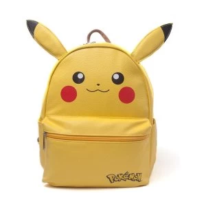 Pokemon - Pikachu With Ears Womens Shaped Backpack - Yellow
