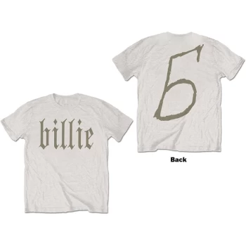 Billie Eilish - Billie 5 Unisex Medium T-Shirt - White