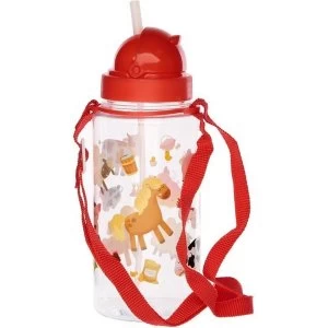 450ml Childrens Reusable Water Bottle with Straw - Bramley Bunch Farm