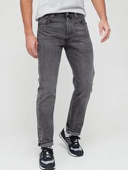 Levis 501&reg; Original Fit Jeans - Grey, Size 38, Inside Leg Long, Men