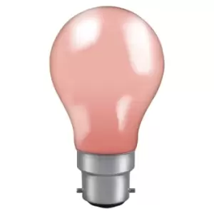 Crompton Lamps 25W GLS B22 Dimmable Colourglazed IP65 Pink