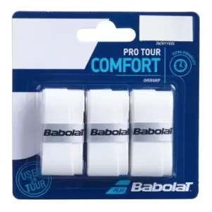Babolat Pro Tour 3 Pack of Grips - White