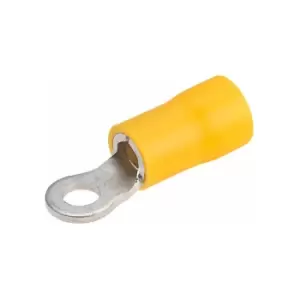 TruConnect Yellow 3.7mm Ring Terminal Pack of 100