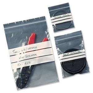 Original Polythene Bags Resealable Grip Seal Write On 40 Micron 102x140mm Pack 1000