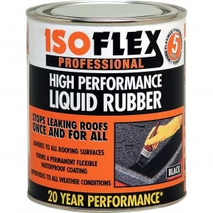 Ronseal Isoflex Liquid Rubber Black 4.25l