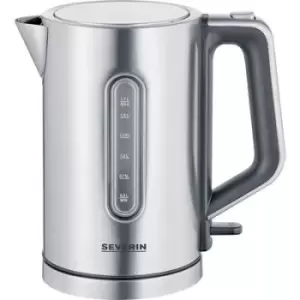 Severin 3416 Kettle cordless, Overheat protection Stainless steel (brushed)