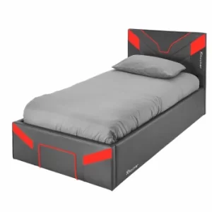 X Rocker Cerberus Gaming Single Bed in a Box, Red Black