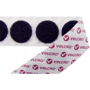 Hook and loop stick on dots stick on Hook pad 15mm Black