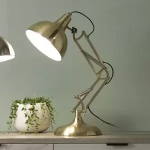 Brass Metal Task Table Lamp