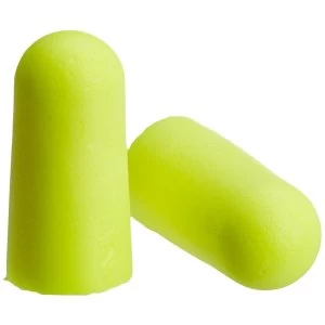 Soft Ear Plugs Yellow Neon (Pack Of 250)