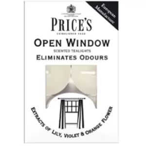 Price's Candles Tealights Pack 10 Open Window