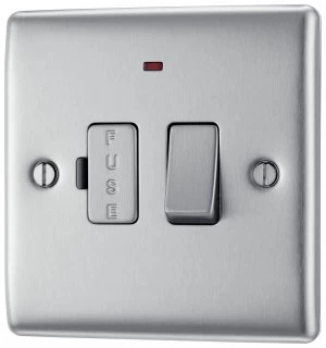 BG Single Switch - Brushed Stainless Steel
