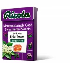 Ricola Elderflower Sugar Free Box 45g