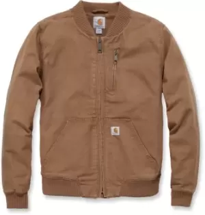 Carhartt Crawford Womens Bomber Jacket, brown, Size XL, brown, Size XL for Women
