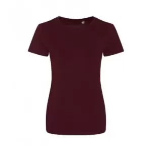 Ecologie Womens/Ladies Organic Cascades T-Shirt (S) (Burgundy)
