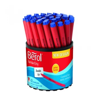 Berol Handwriting Pen Blue Pack of 42 2066665