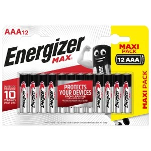 Energizer Max AAA Battery 12 Pack