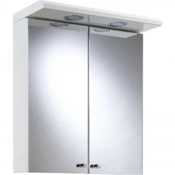 Croydex Shire Illuminated Bathroom Cabinet - White