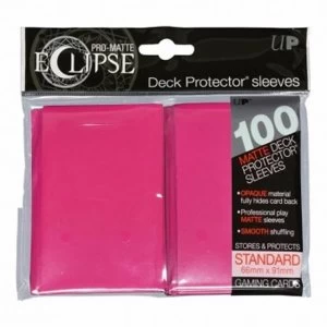 Ultra Pro PRO Matte Eclipse Hot Pink Standard 100 Sleeves 6 Packs