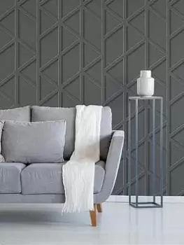 Fresco Panel Trellis Wallpaper