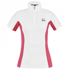 Kingsland Ibi Show Shirt Ladies - White/Pink
