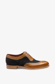 'Thompson' Suede Brogue Shoes