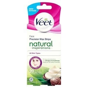 Veet Natural Inspirations Face Precision Wax Strips x20