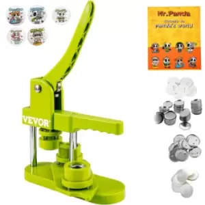 VEVOR Button Maker Machine, Installation-Free Badge Punch Press Kit, 25mm 1" Pin Maker, Button Making Supplies with 500pcs Button Parts & Circle Cutte