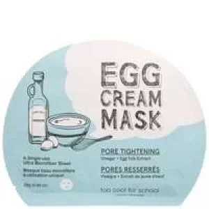 too cool for school Skincare Egg Cream Mask Pore Tightening Set 5 x 28g