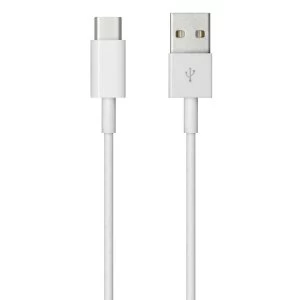 LMS Data USB-C To USB Charge & Sync Cable 1 Metre - White