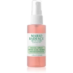 Mario Badescu Facial Spray with Aloe, Herbs and Rosewater Toning Facial Mist for Radiance and Hydration 59ml