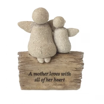 Mother Love Angels Resin Stone By Heaven Sends