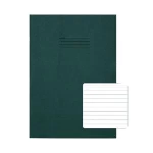 Rhino Exercise Book 8mm Ruled A4 Plus Dark Green Pack of 50 VC08724