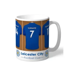 Personalised Leicester City FC Dressing Room Mug