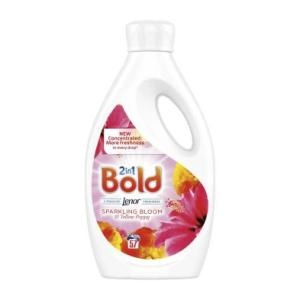 Bold 2 in 1 Sparkling Bloom and Yellow Poppy Washing Liquid 57 Washes 1.995L - wilko