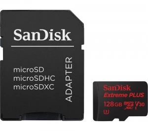 SanDisk Extreme Plus 128GB MicroSDXC Memory Card