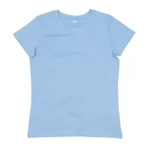 Mantis Womens/Ladies Organic T-Shirt (L) (Sky Blue)