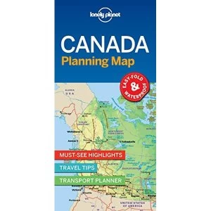 Lonely Planet Canada Planning Map Sheet map, folded 2018